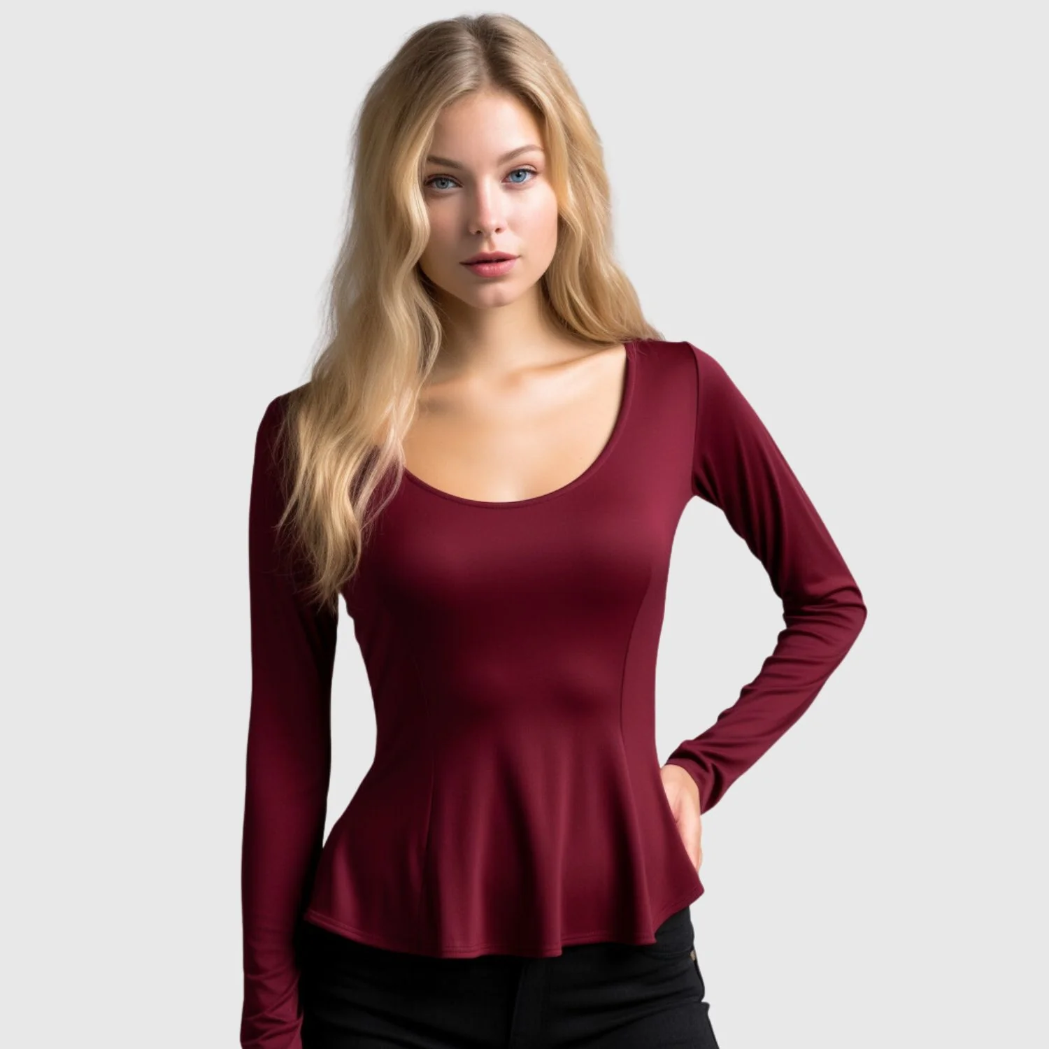 Peplum Top