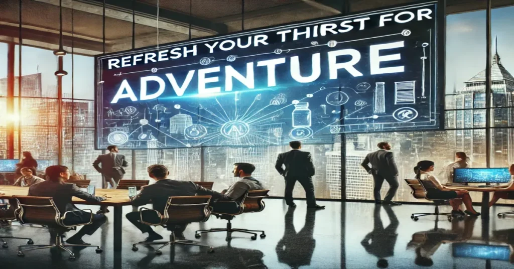 Refresh Your Thirst for Adventure Slogan