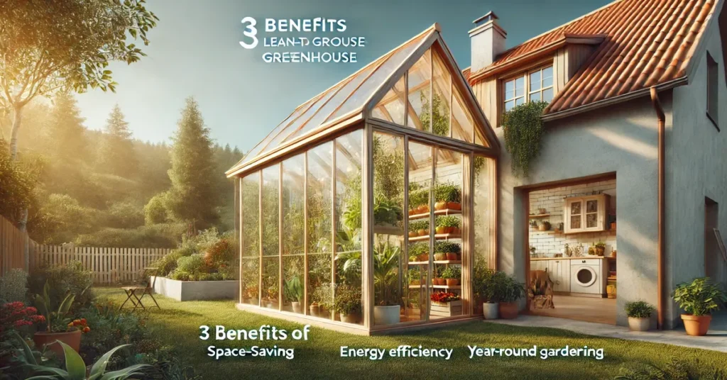 3 Benefits of Lean-To Greenhouse