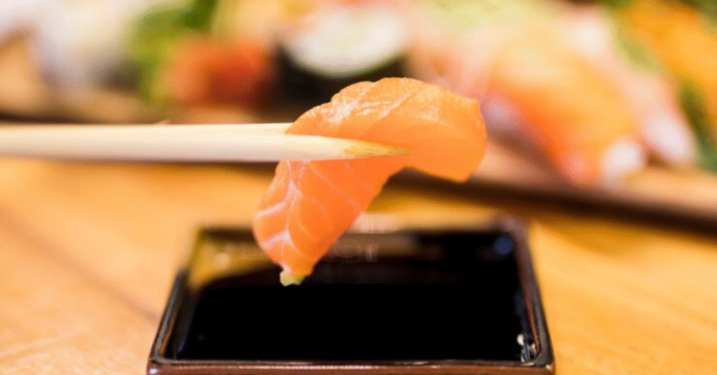 Sushi Order Topped with Salmon NYT
