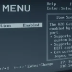 A20 Menu