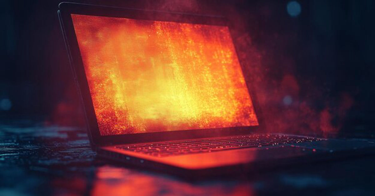 MacBook Pro Orange Screen
