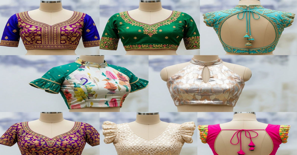 Silk Saree Blouse Designs