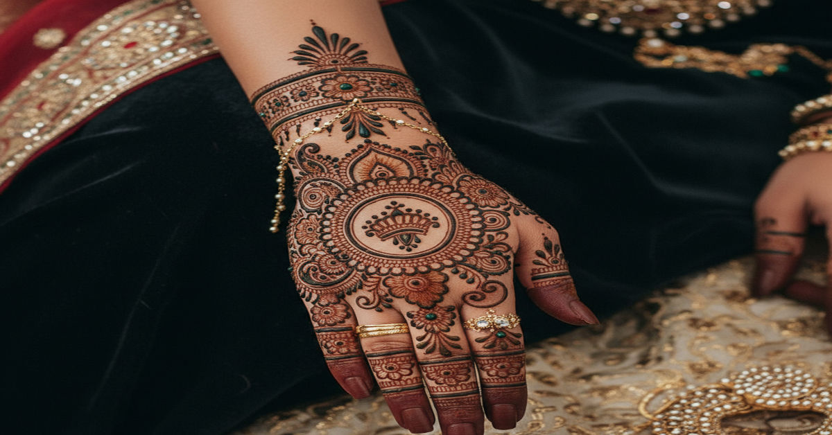 Royal Front Hand Mehndi Design