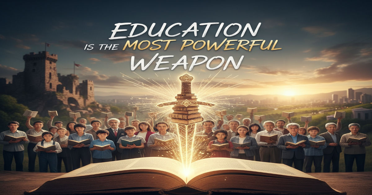 Education Is the Most Powerful Weapon