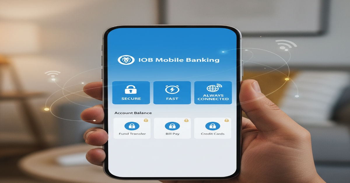 IOB Mobile Banking App