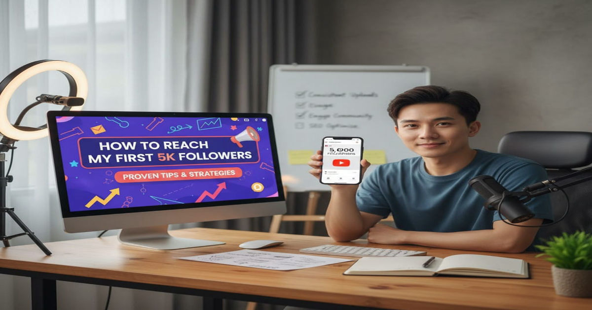 How to Reach My First 5k Followers on YouTube