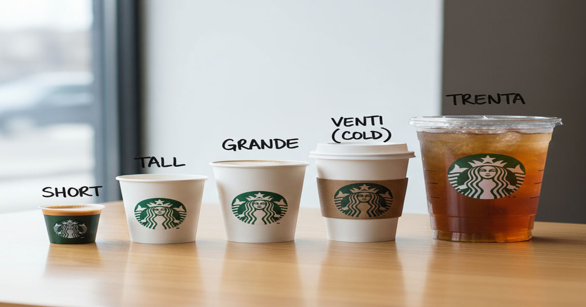 Starbucks Sizes