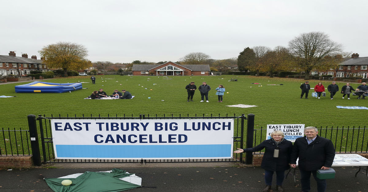 East Tilbury Big Lunch Cancellation