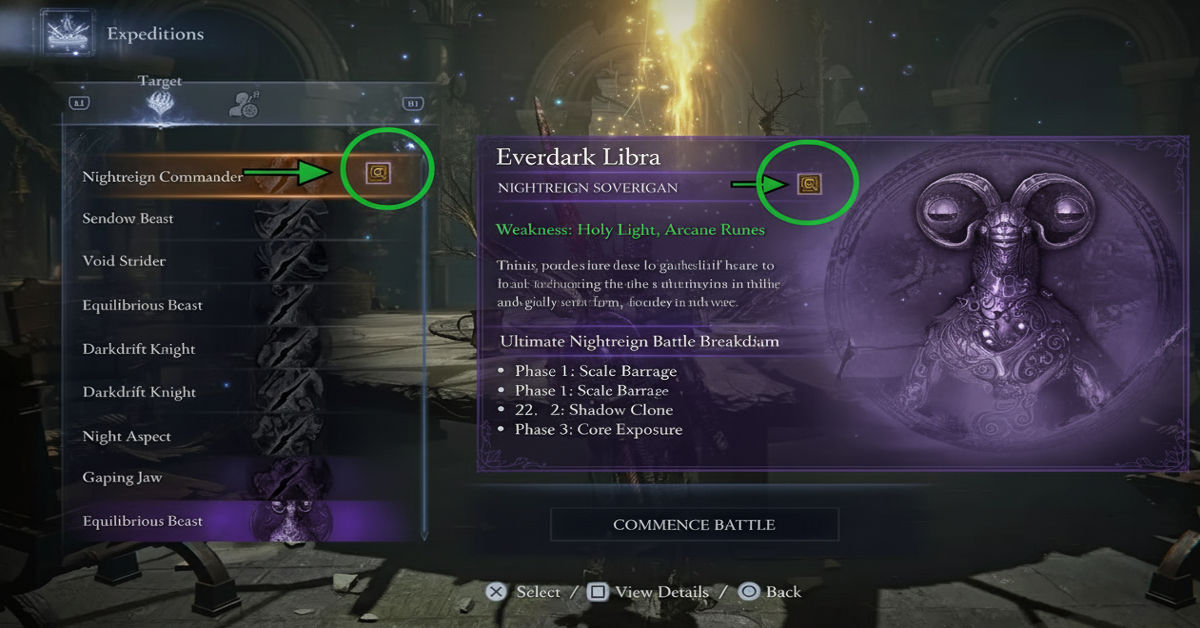 Everdark Libra Weakness