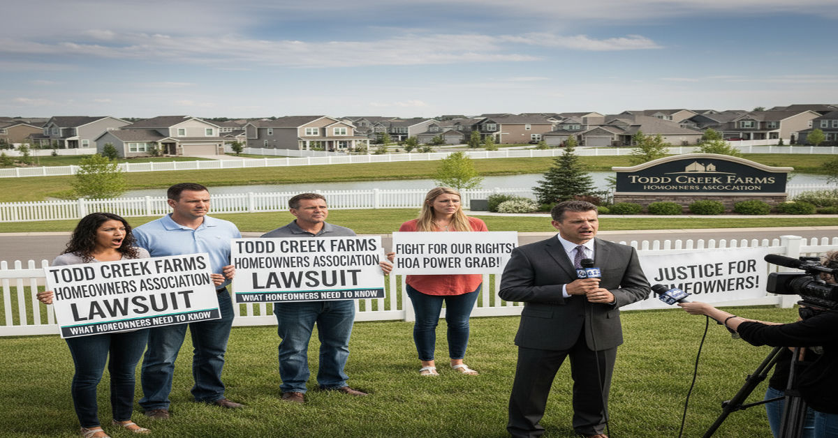 Todd Creek Farms Homeowners Association Lawsuit
