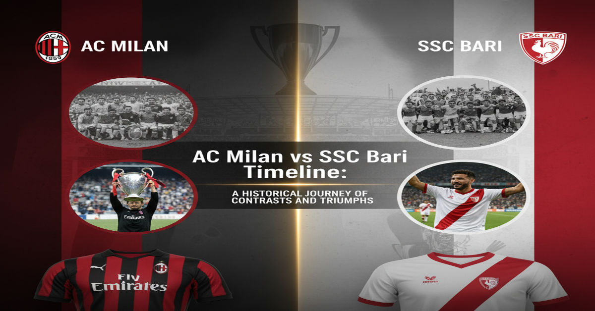 AC Milan vs SSC Bari Timeline