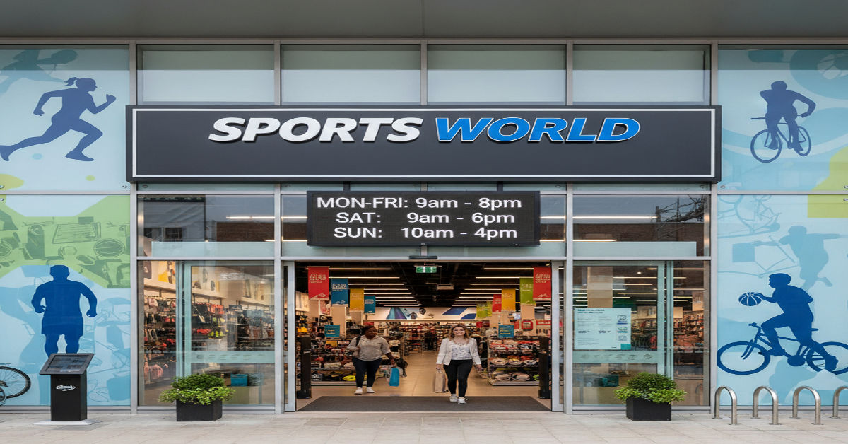 Sports World Opening Times