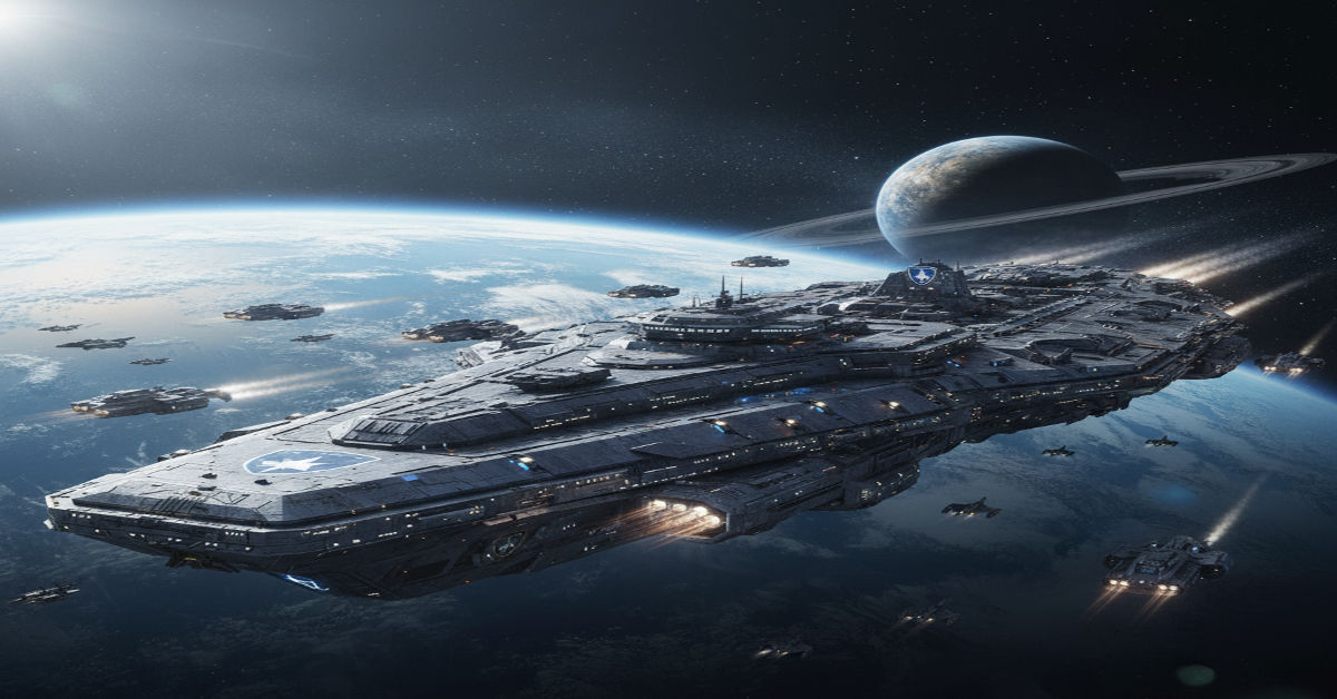 Space Force Orbital Warship Carrier