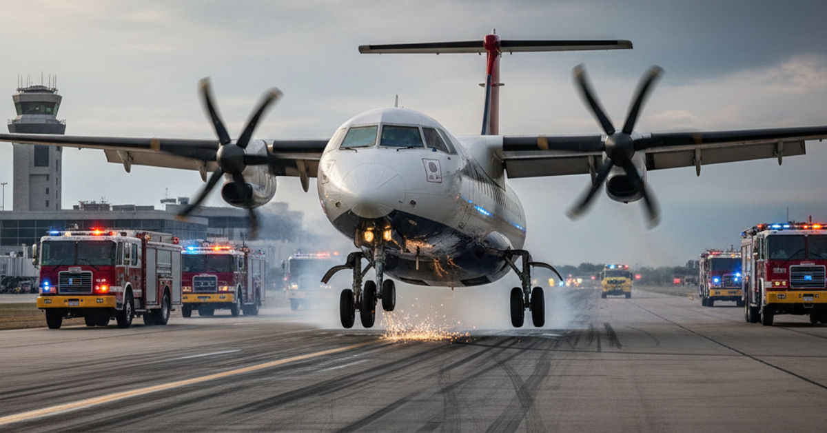 Delta Connection DL3543 Emergency Landing