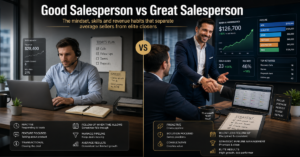 Good Salesperson vs Great Salesperson