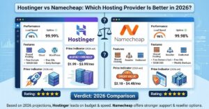 Hostinger vs Namecheap: Which Hosting Provider Is Better in 2026?