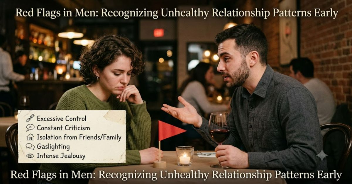 Red Flags in Men: How to Recognise Unhealthy Relationship Patterns Early