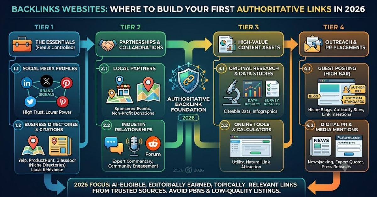 Backlinks Websites: Where to Build Your First Authoritative Links in 2026
