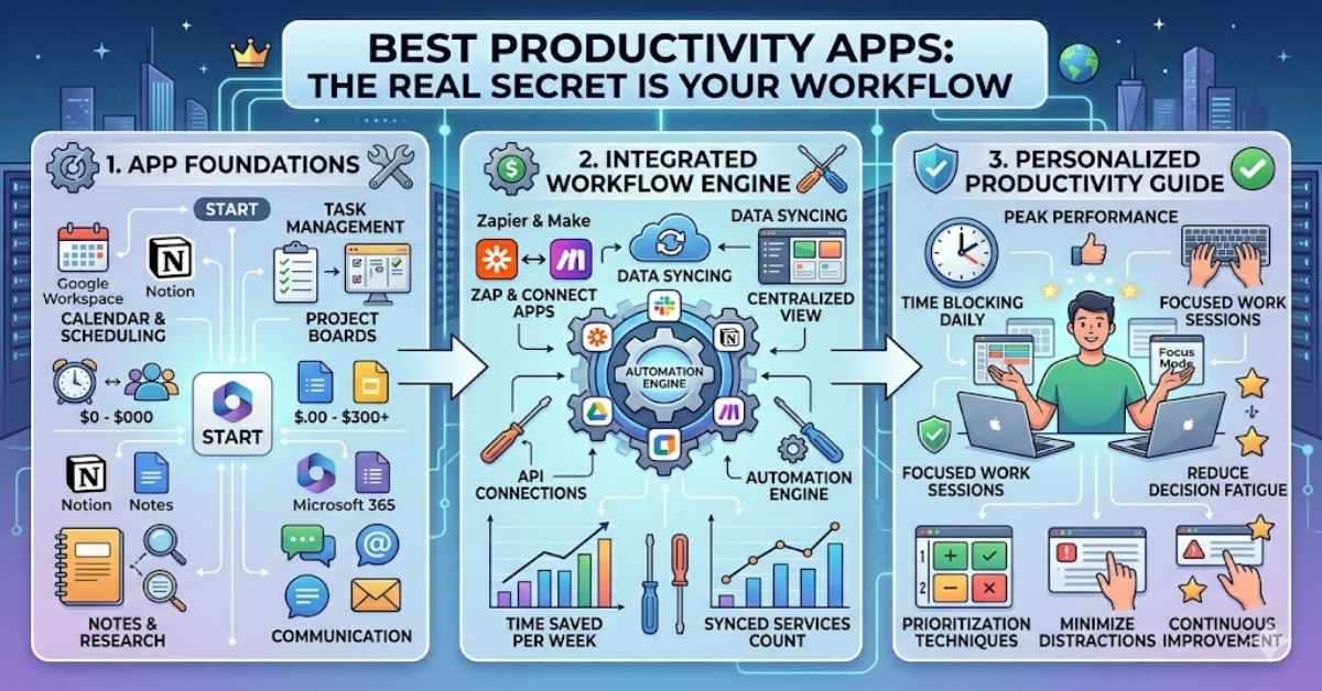 Best Productivity Apps: The Real Secret Is Your Workflow
