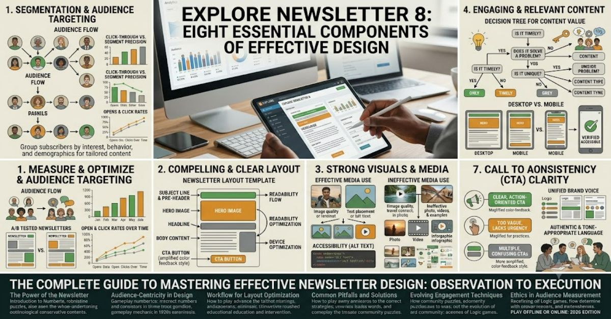 Newsletter 8: The Eight Core Components of Effective Email Newsletter Design