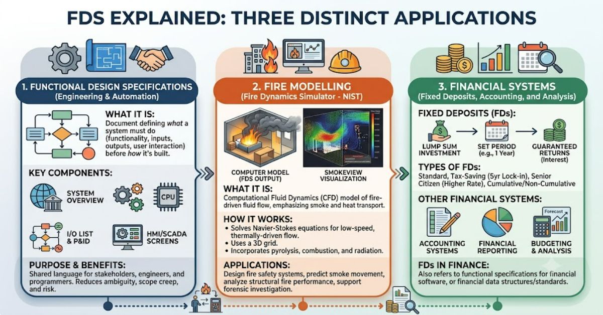 FDS Explained: Functional Design Specifications, Fire Modelling, and Financial Systems