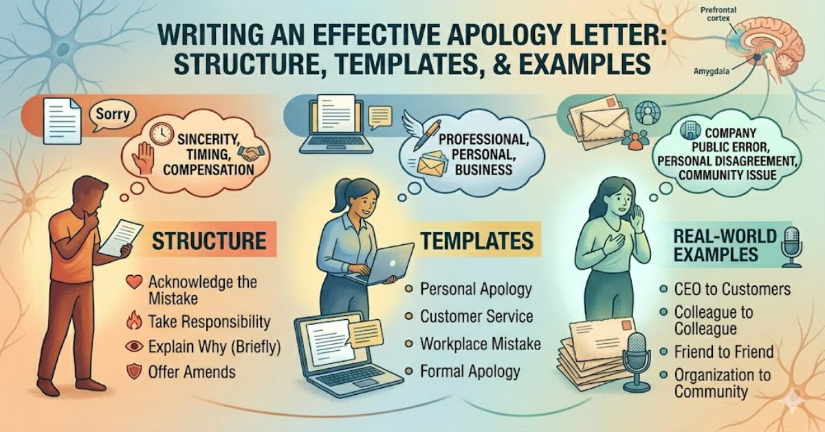 Writing an Effective Apology Letter: Structure, Templates, and Real-World Examples