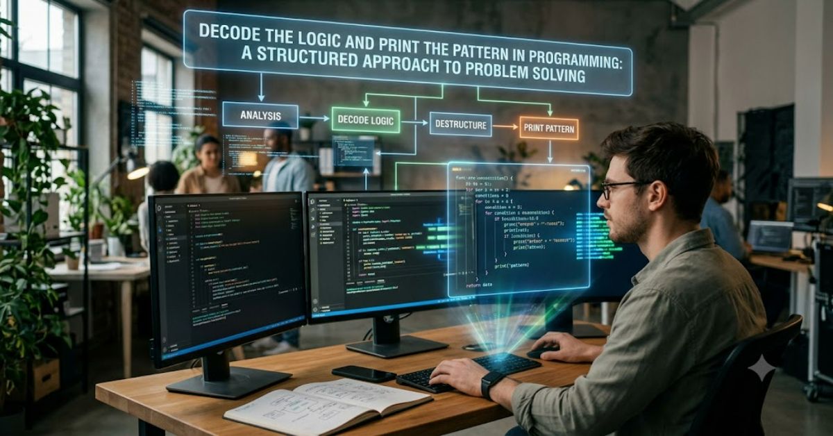 Decode the Logic and Print the Pattern in Programming: A Structured Approach to Problem Solving