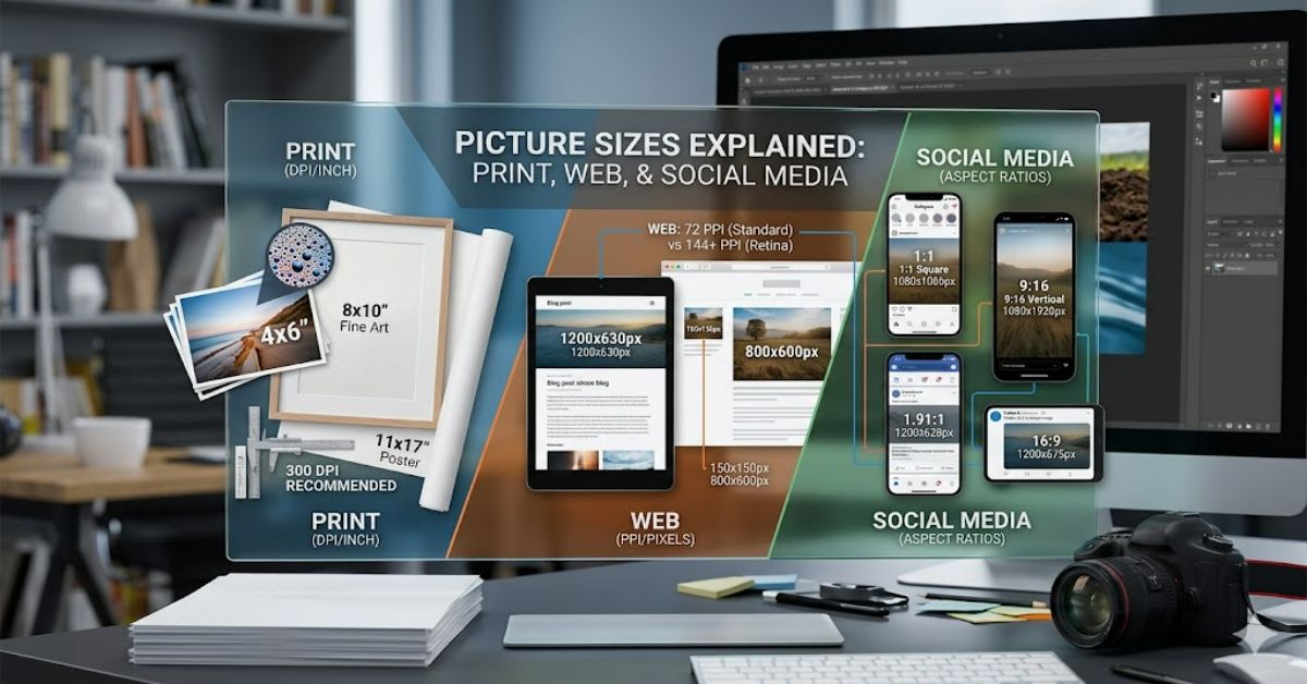 Picture Sizes Explained: A Complete Guide for Print, Web, and Social Media