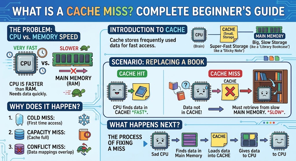 What Is a Cache Miss? Understanding Why It Happens and How It Affects System Performance