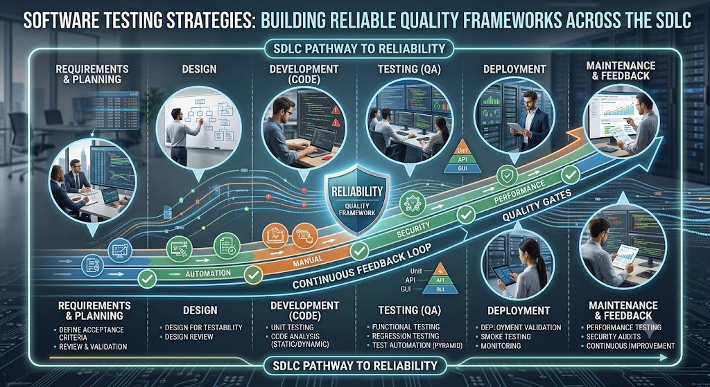 Software Testing Strategies: Building Reliable Quality Frameworks Across the SDLC