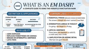 What Is an Em Dash? A Complete Guide to Using This Versatile Punctuation Mark