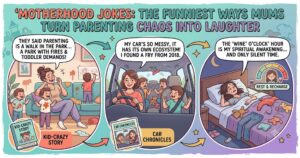 Motherhood Jokes: The Funniest Ways Mums Turn Parenting Chaos Into Laughter
