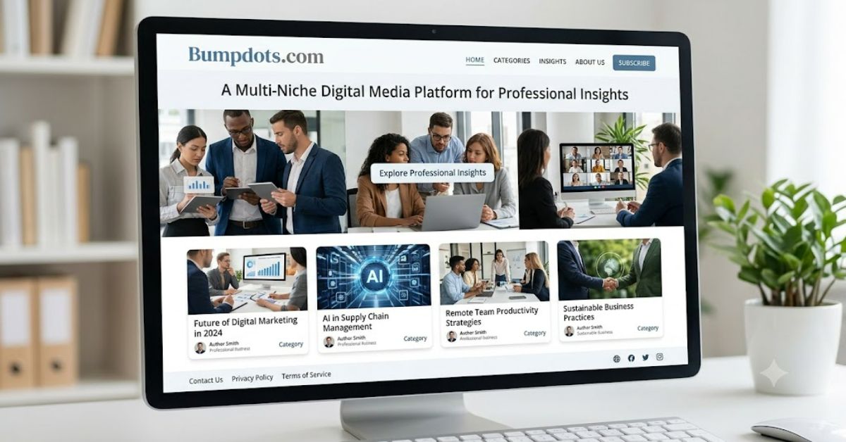 Bumpdots.com: A Multi-Niche Digital Media Platform for Professional Insights