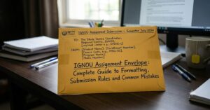 IGNOU Assignment Envelope: Complete Guide to Formatting, Submission Rules and Common Mistakes