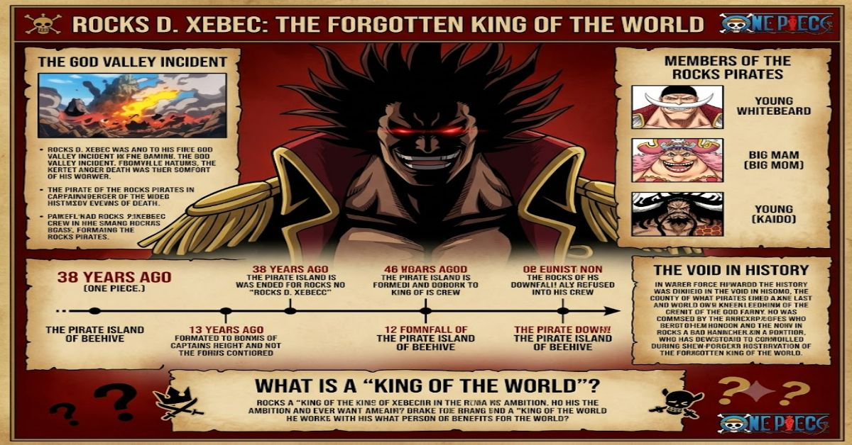 Rocks D Xebec: The Forgotten King of the World in One Piece History