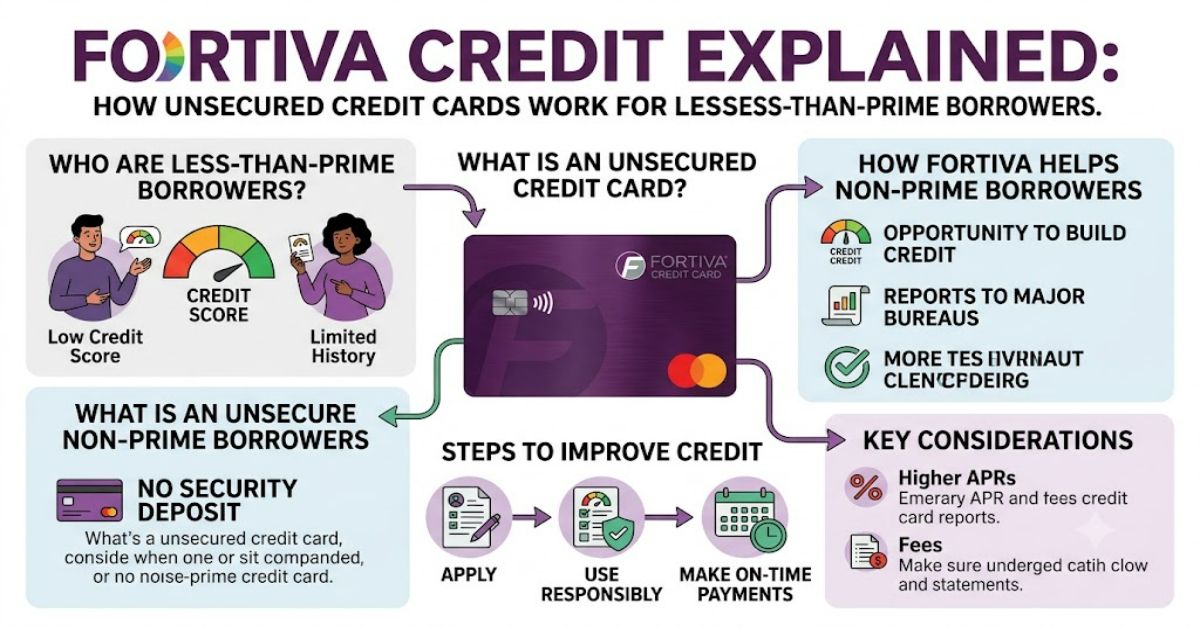 Fortiva Credit Explained: How Unsecured Credit Cards Work for Less-Than-Prime Borrowers