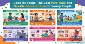 Jobs for Teens: The Best Part-Time and Flexible Opportunities for Young People