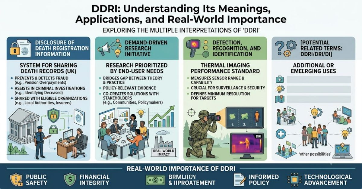 DDRI: Understanding Its Meanings, Applications, and Real-World Importance