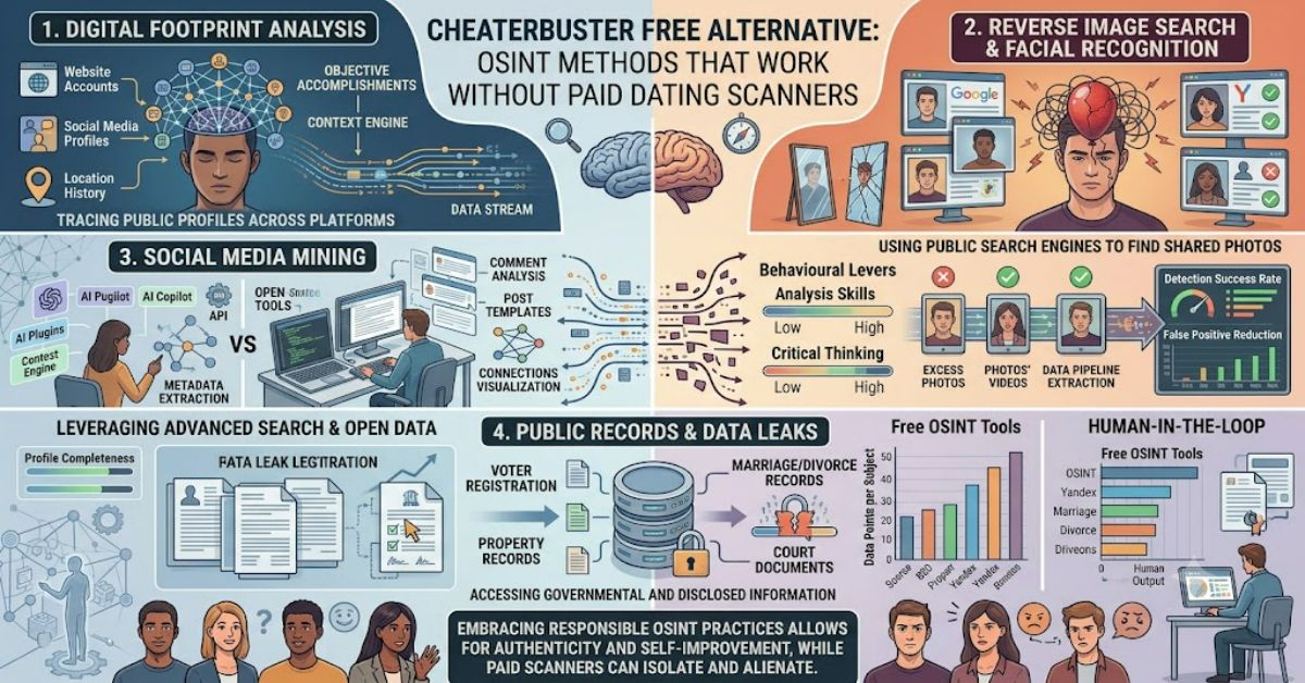 CheaterBuster Free Alternative: OSINT Methods That Work Without Paid Dating Scanners