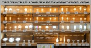 Types of Light Bulbs: A Complete Guide to Choosing the Right Lighting