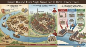 Ipswich History: From Anglo-Saxon Port to Three Historic Towns