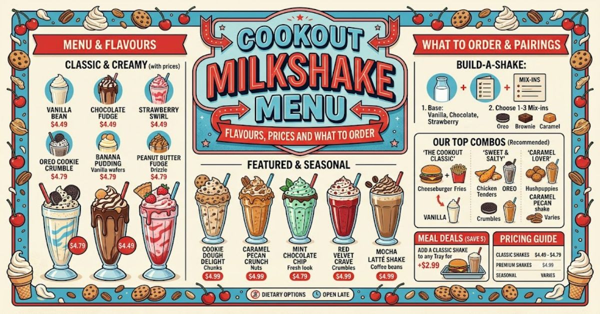 Cookout Milkshake Menu: Flavours, Prices and What to Order