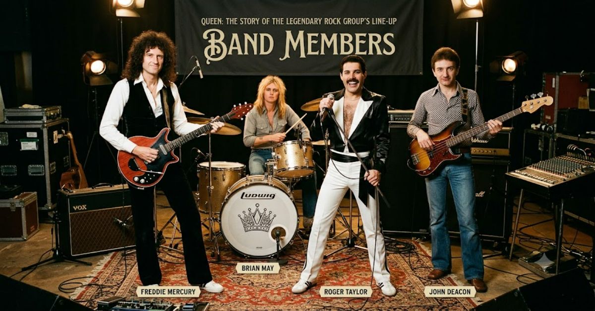 Band Members for Queen: The Story of the Legendary Rock Group’s Line-Up