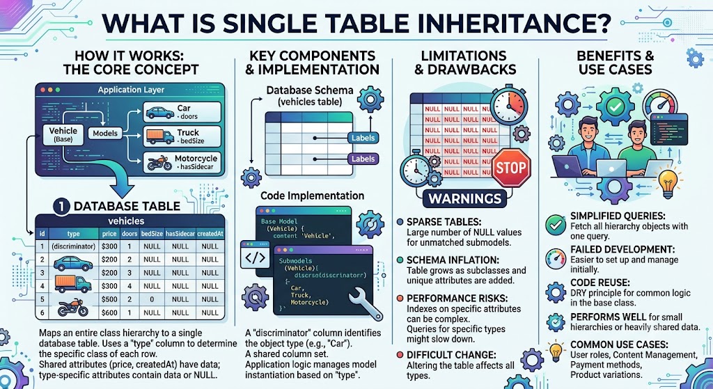 What Is Single Table Inheritance? A Complete Guide to Database Design Patterns