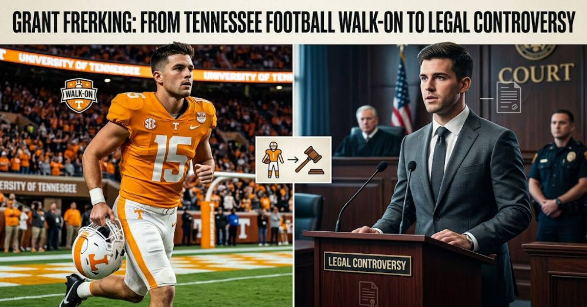 Grant Frerking: From Tennessee Football Walk-On to Legal Controversy