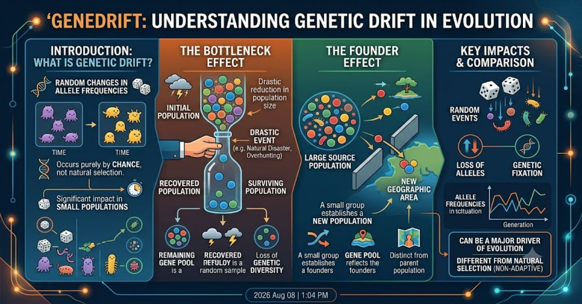 Genedrift: Understanding Genetic Drift and Its Role in Evolution