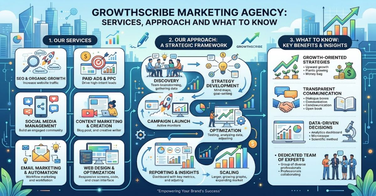 GrowthScribe Marketing Agency: Services, Approach and What to Know