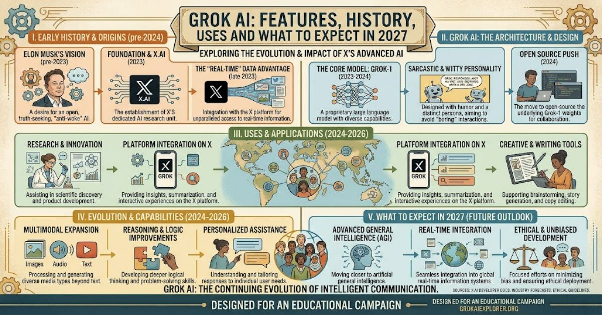 Grok AI: Features, History, Uses and What to Expect in 2027