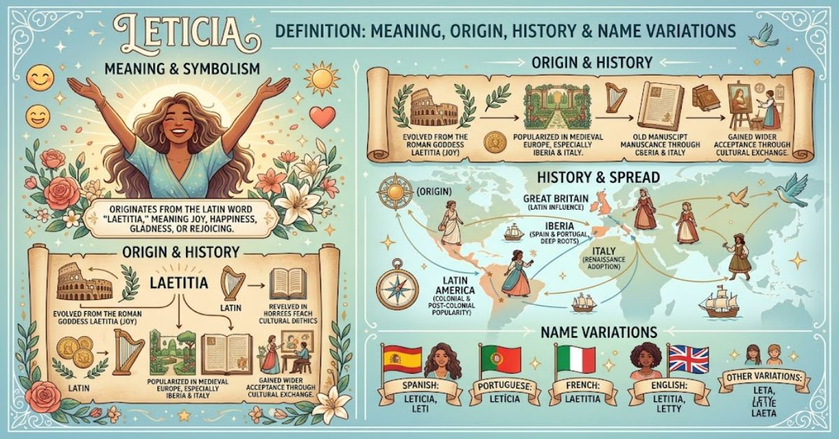 Leticia Definition: Meaning, Origin, History and Name Variations